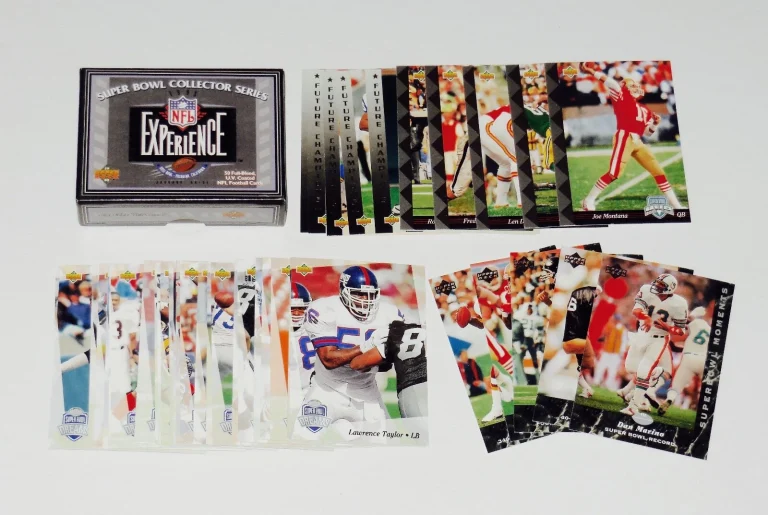 1993 UPPER DECK 50 CARD SUPER BOWL SET - Montana, Marino, Rice, Staubach, Starr,