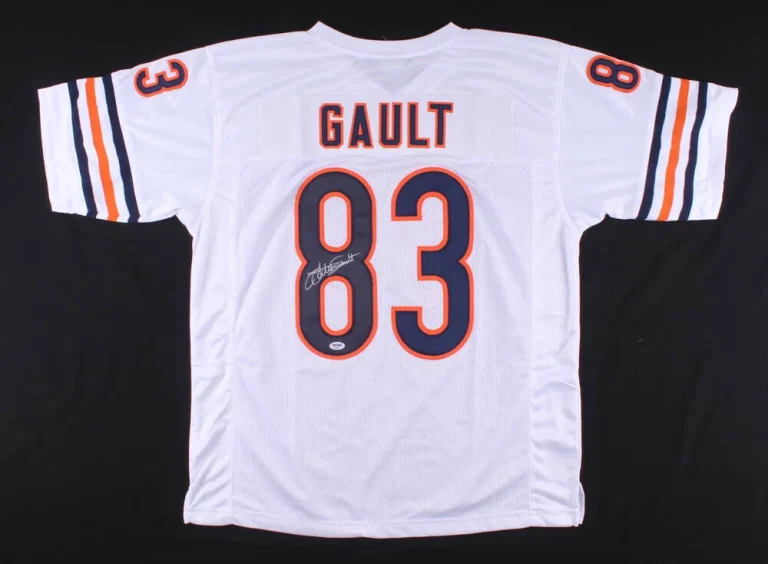 WILLIE GAULT AUTOGRAPHED CUSTOM JERSEY (CHICAGO BEARS) - JSA COA!