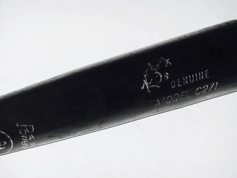 KEVIN SLOWEY AUTOGRAPHED BAT (MINNESOTA TWINS) - Spring Training Used Bat!