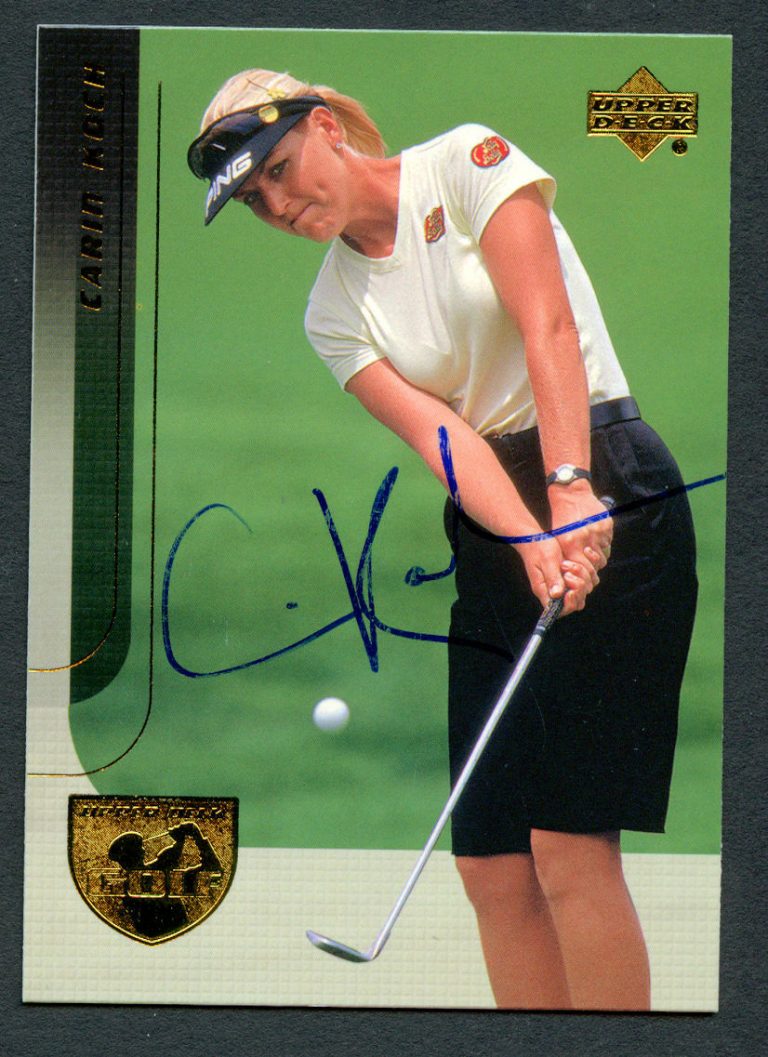 Carin Koch #9 signed autograph auto 2004 Upper Deck LPGA Golf Trading Card