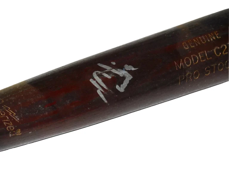 JORGE CANTU AUTOGRAPHED BAT (FLORIDA MARLINS) - Spring Training Used Bat!