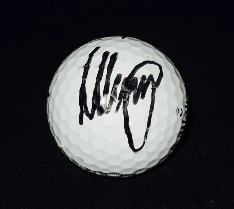 MATTEO MANASSERO AUTOGRAPHED USED GOLF BALL (PGA) W/ COA!