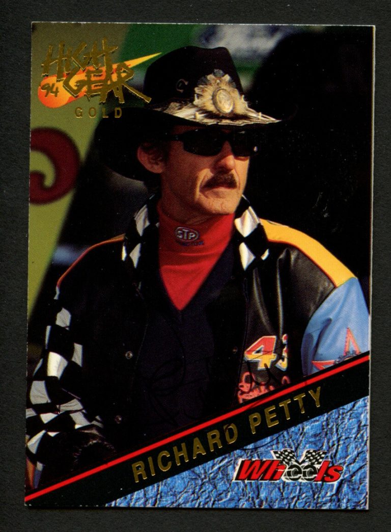 Richard Petty #28 signed autograph 1994 Wheels High Gear  NASCAR Trading Card
