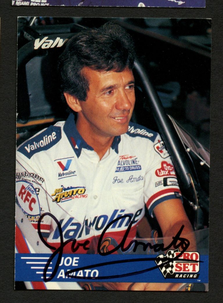 Joe Amato #1 signed autograph auto 1991 Pro Set  NHRA Trading Card
