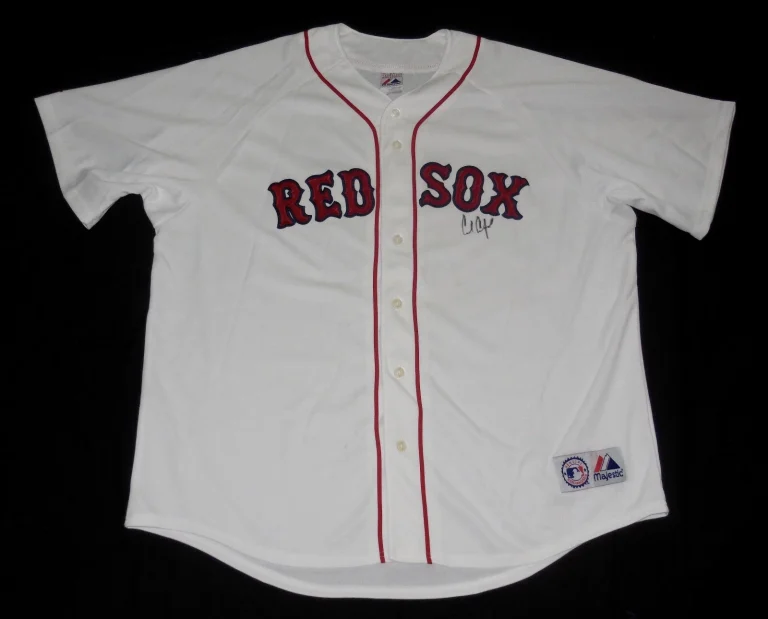 CARL CRAWFORD AUTOGRAPHED JERSEY (BOSTON RED SOX) W/ COA!