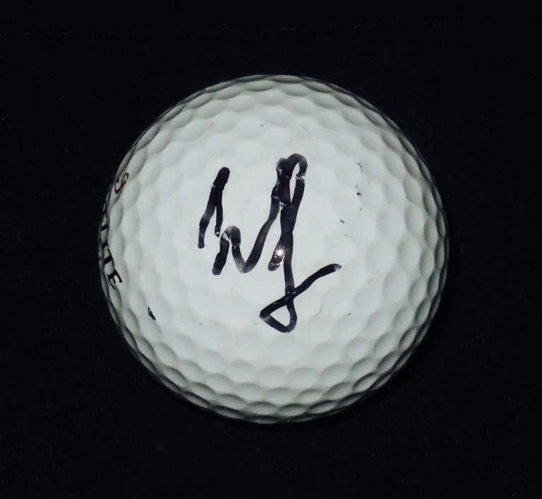 WEBB SIMPSON AUTOGRAPHED USED GOLF BALL (PGA) W/ COA!