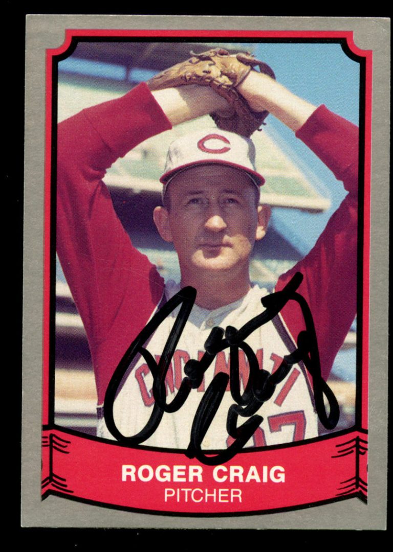 Roger Craig #145 signed autograph auto 1989 Pacific Legends Baseball Card