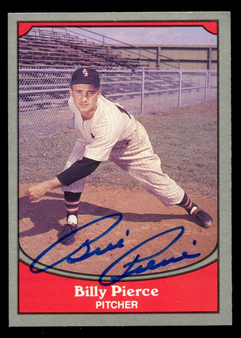 Billy Pierce #82 signed autograph auto 1990 Pacific Legends Baseball Card