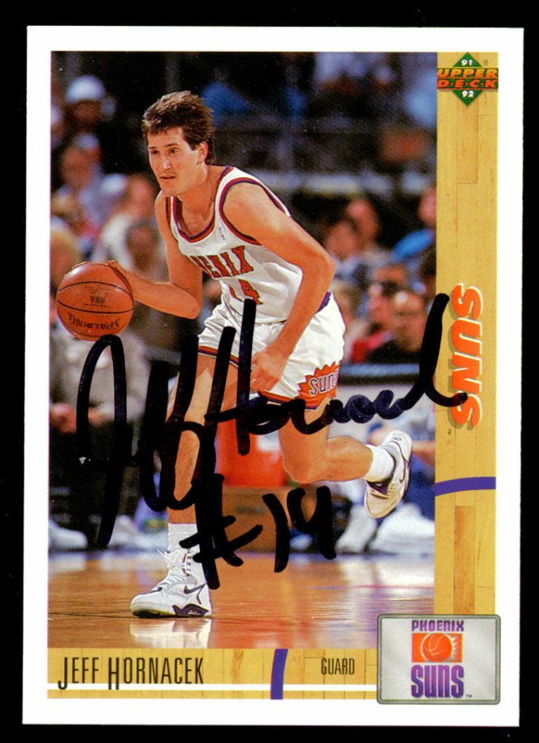 Jeff Hornacek #135 signed autograph auto 1991-92 Upper Deck Basketball Card