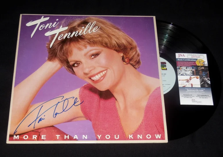 TONI TENNILLE AUTOGRAPHED RECORD ALBUM (MORE THAN YOU KNOW) - JSA COA!
