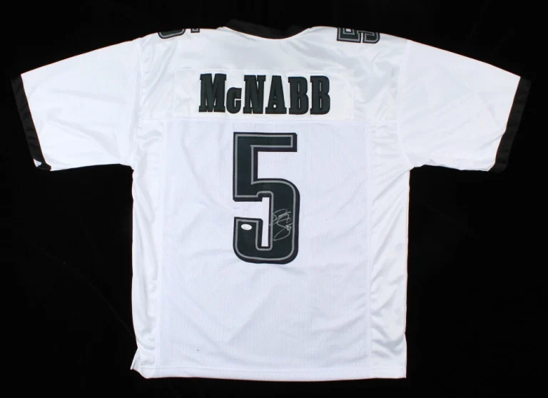 DONOVAN MCNABB AUTOGRAPHED CUSTOM JERSEY (PHILADELPHIA EAGLES) - JSA COA!