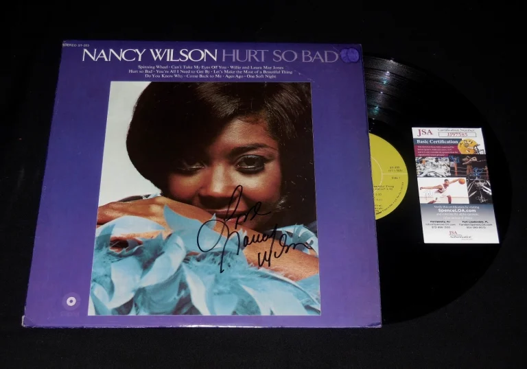 NANCY WILSON AUTOGRAPHED VINYL RECORD ALBUM (HURT SO BAD) - JSA COA!