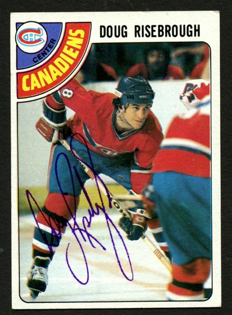 Doug Risebrough #249 signed autograph auto 1978-79 Topps Hockey Trading Card