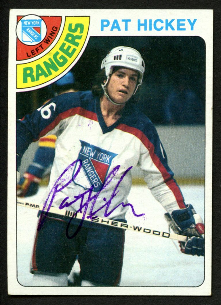 Pat Hickey #112 signed autograph auto 1978-79 Topps Hockey Trading Card