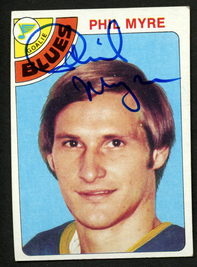 Phil Myre #87 signed autograph auto 1978-79 Topps Hockey Trading Card
