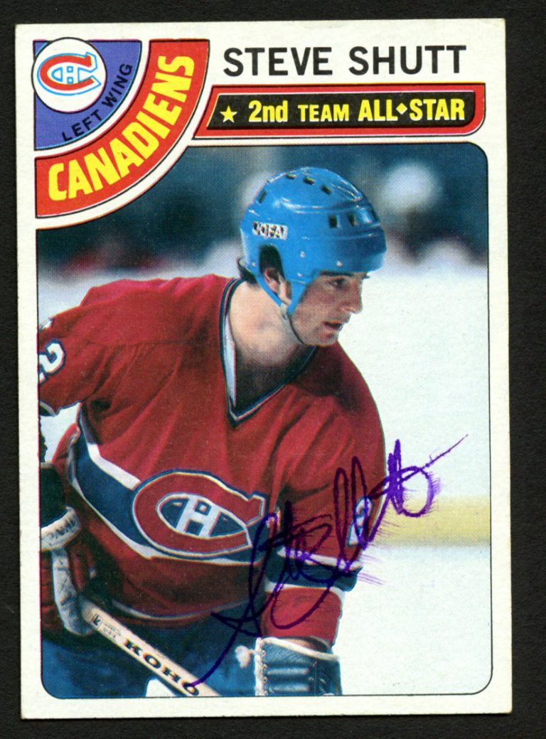 Steve Shutt #170 signed autograph auto 1978-79 Topps Hockey Trading Card