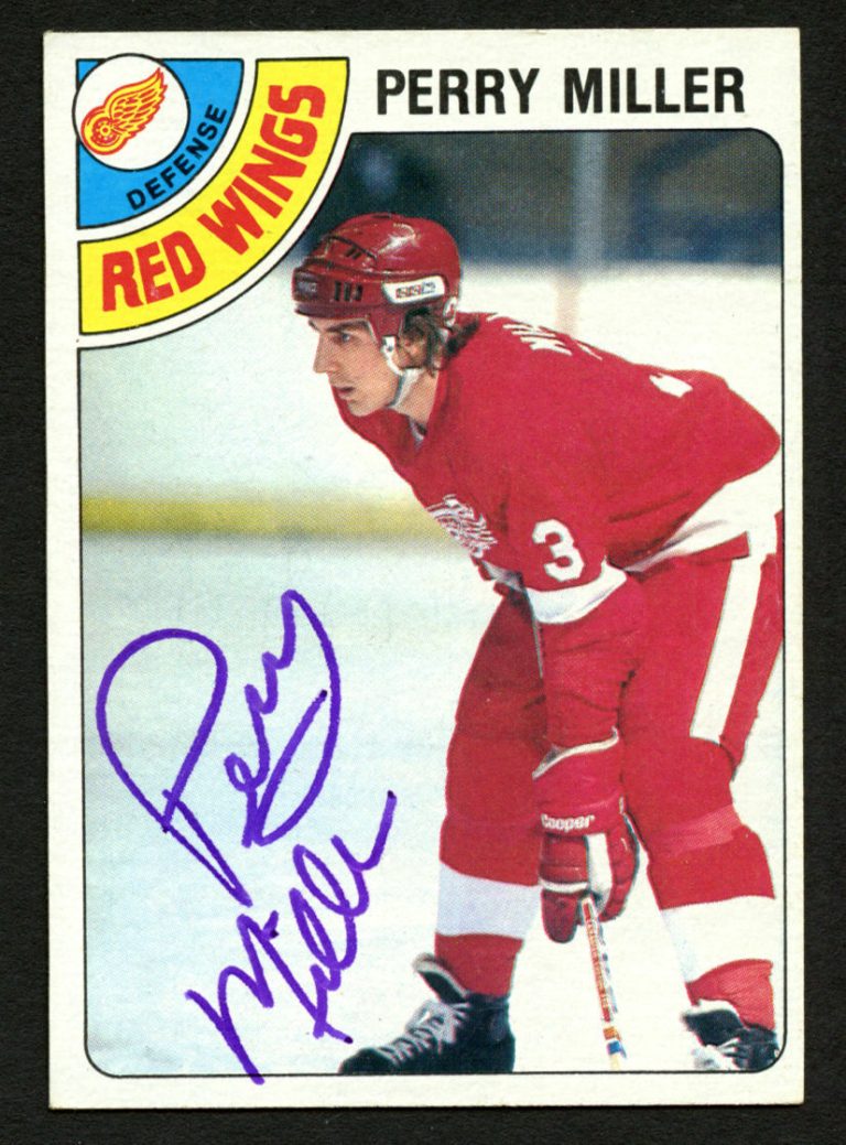 Perry Miller #16 signed autograph auto 1978-79 Topps Hockey Trading Card