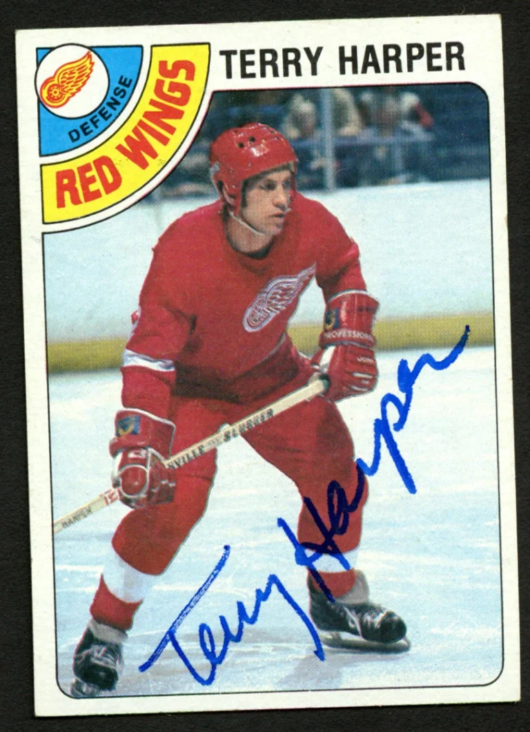 Terry Harper #214 signed autograph auto 1978-79 Topps Hockey Trading Card