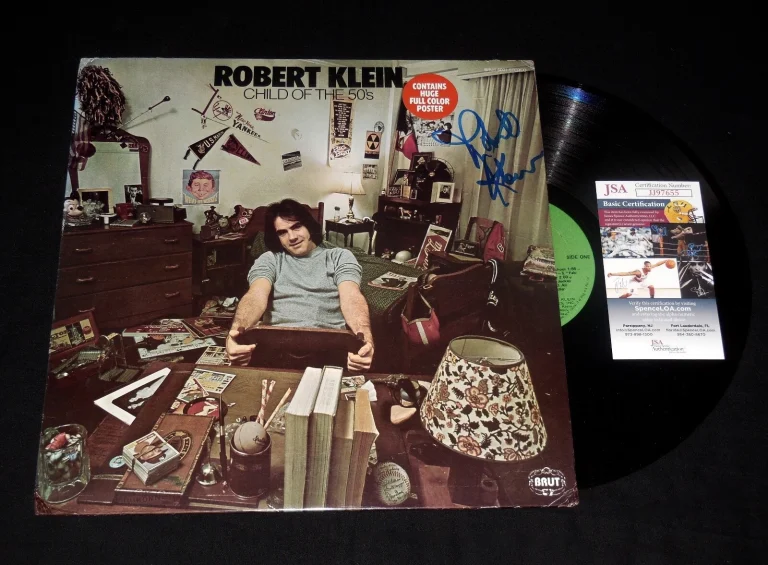 ROBERT KLEIN AUTOGRAPHED VINYL RECORD ALBUM (CHILD OF THE 50'S) - JSA COA!