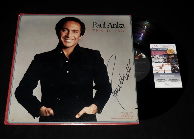 PAUL ANKA AUTOGRAPHED VINYL RECORD ALBUM (THIS IS LOVE) - JSA COA!