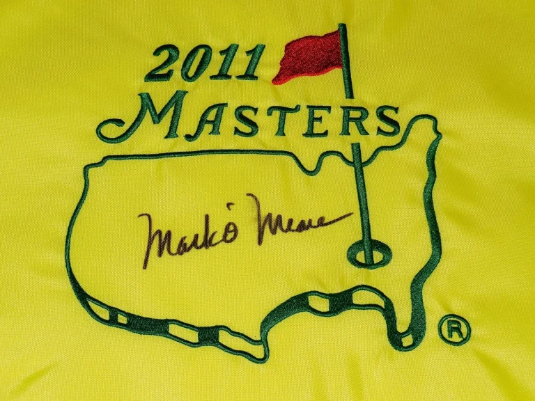 MARK O'MEARA AUTOGRAPHED MASTERS GOLF FLAG (1998 WINNER) - W/ COA!