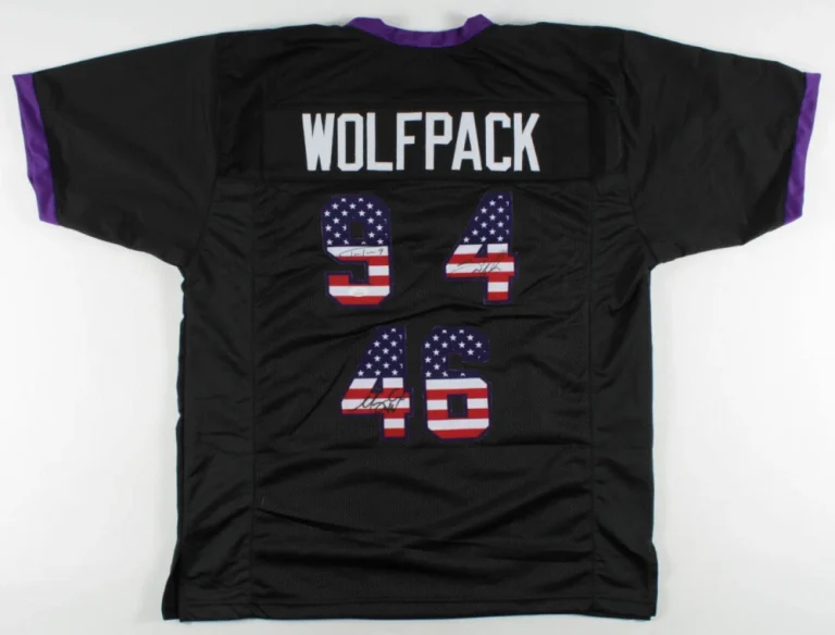 JUSTIN TUCKER, MORGAN COX, & SAM KOCH AUTOGRAPHED JERSEY (RAVENS) - JSA COA!