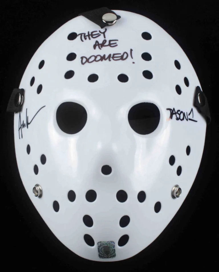 ARI LEHMAN AUTOGRAPHED JASON VOORHEES MASK (FRIDAY THE 13TH) - W/ PROOF!