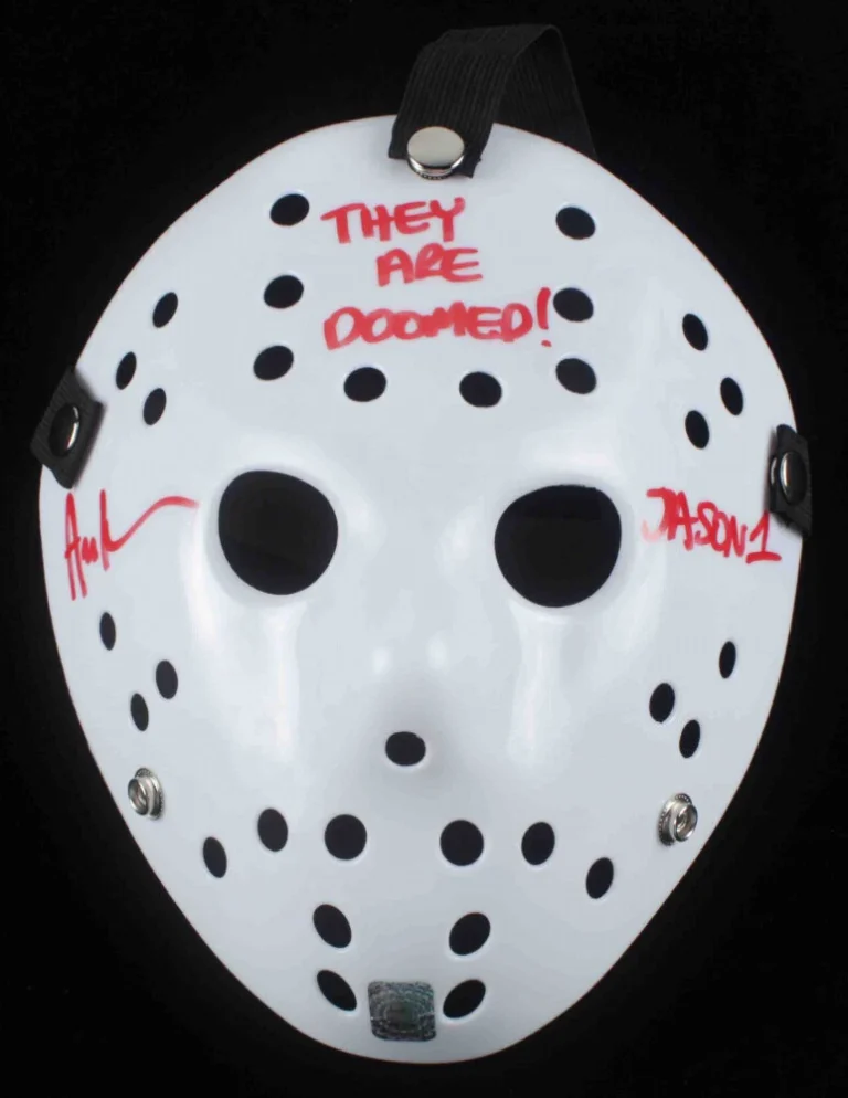 ARI LEHMAN AUTOGRAPHED JASON VOORHEES MASK (FRIDAY THE 13TH) - W/ PROOF!