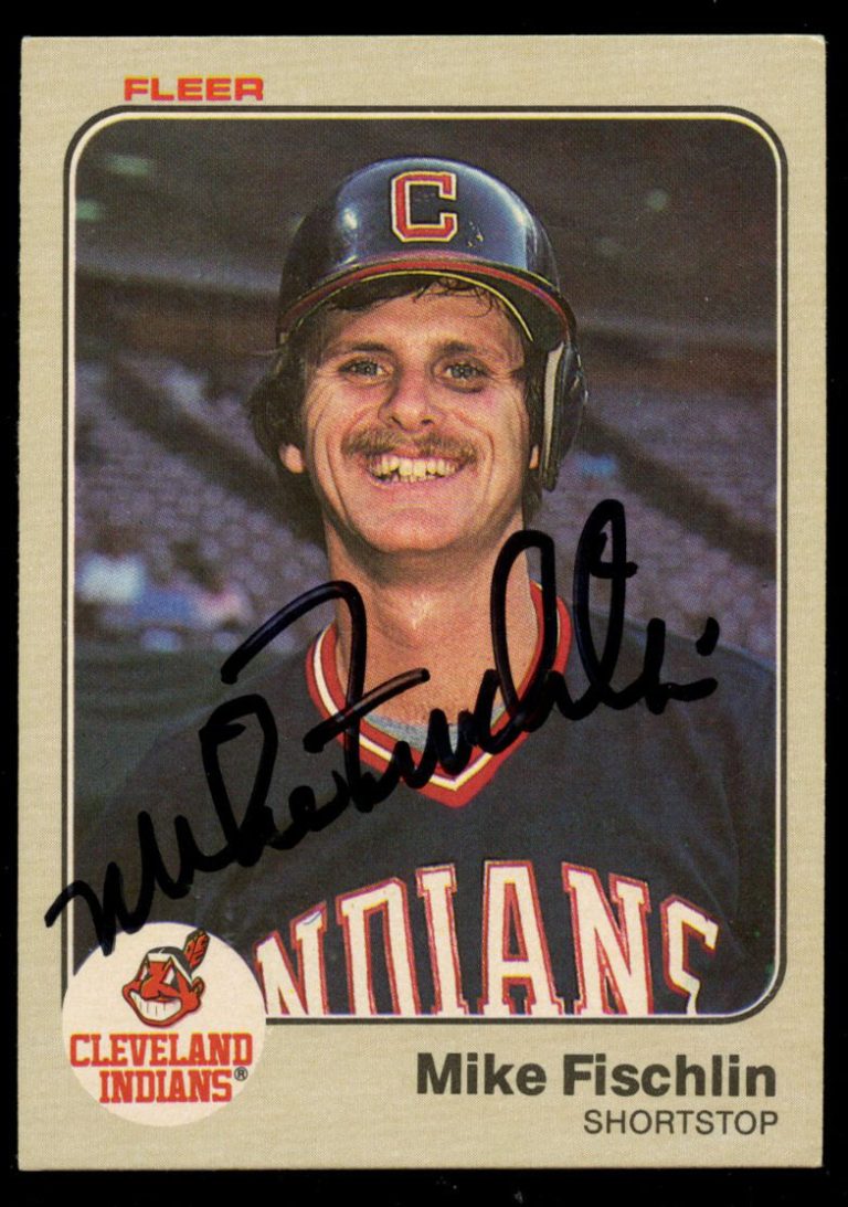 Mike Fischlin #407 signed autograph auto 1983 Fleer Baseball Trading Card