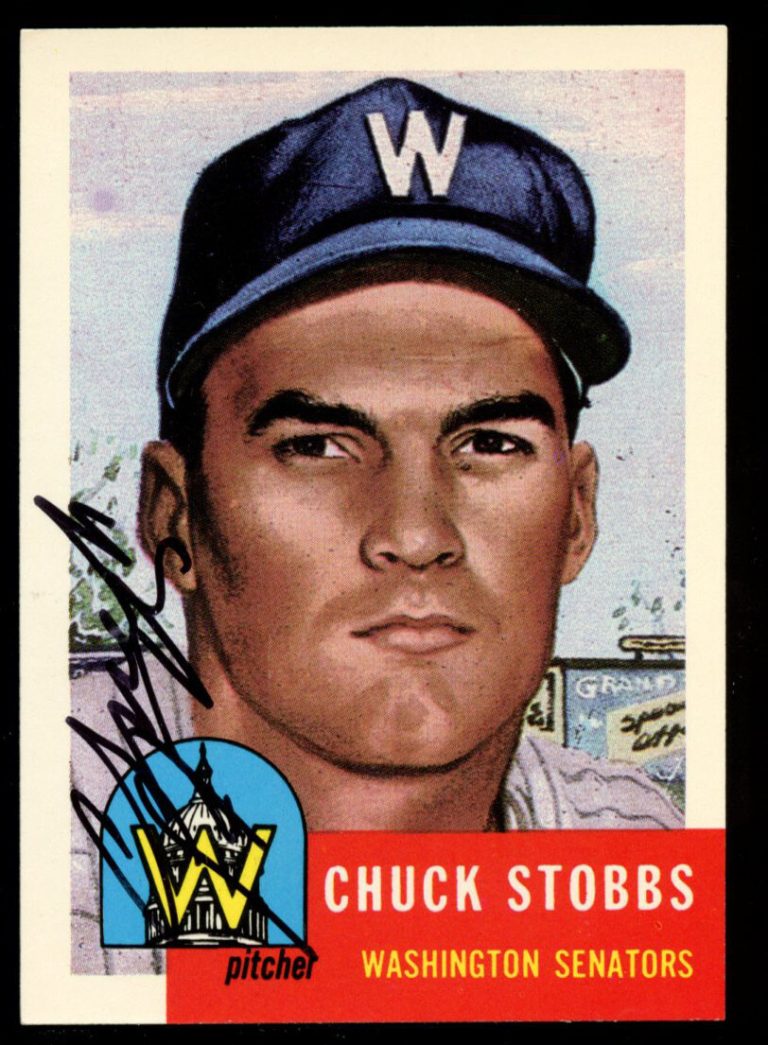 Chuck Stobbs #89 signed autograph auto 1991 Topps 1953 Archives Baseball Card