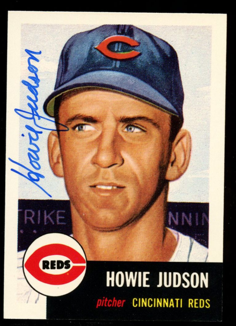 Howie Judson #12 signed autograph auto 1991 Topps 1953 Archives Baseball Card