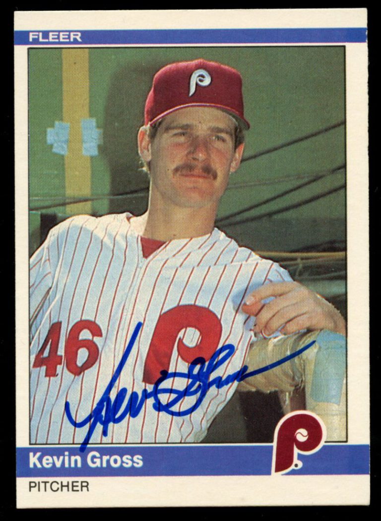 Kevin Gross #32 signed autograph auto 1984 Fleer Baseball Trading Card