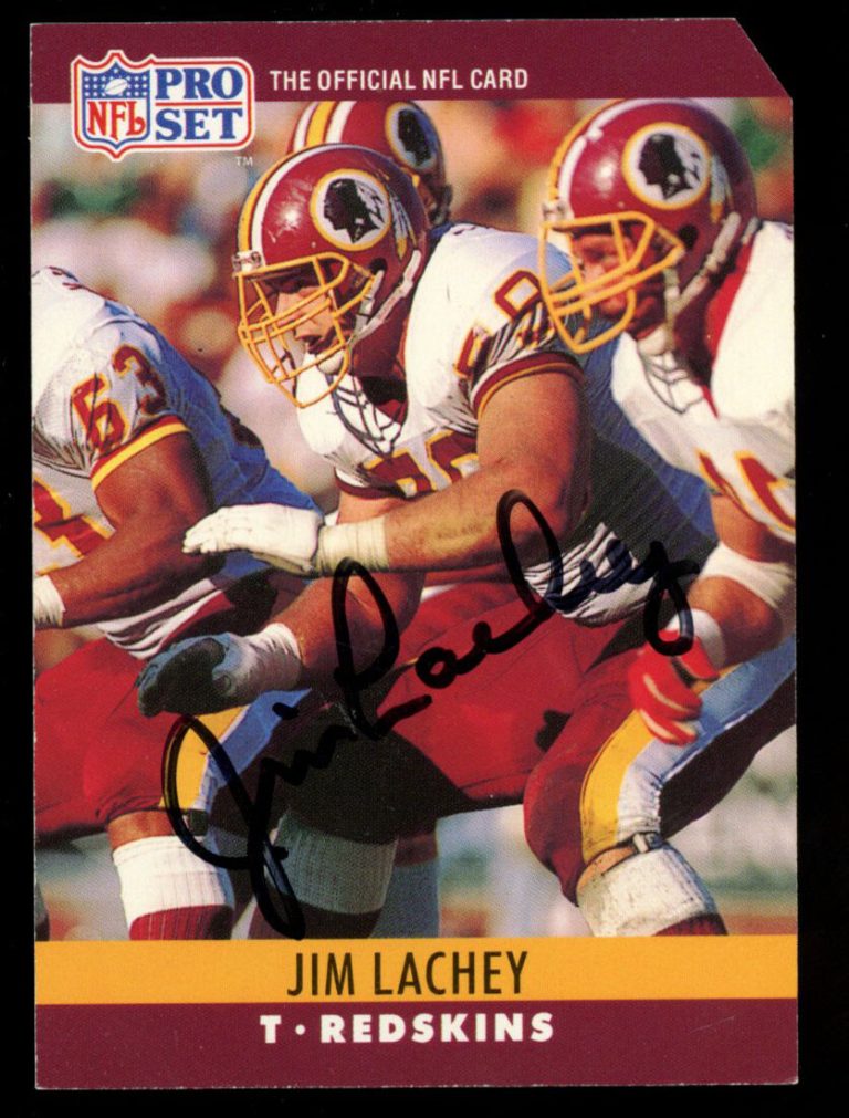 Jim Lachey #324 signed autograph auto 1990 Pro Set Football Trading Card