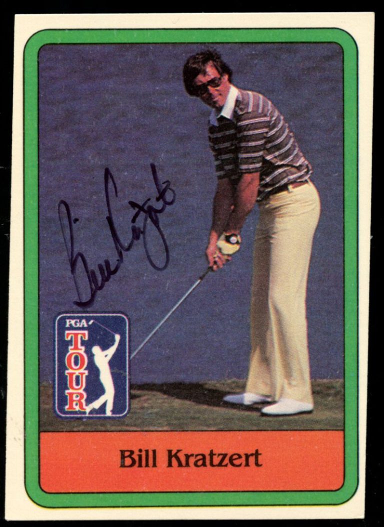 Bill Kratzert #12 signed autograph auto 1981 Donruss Golf Trading Card