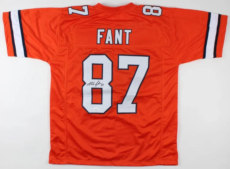 NOAH FANT AUTOGRAPHED CUSTOM JERSEY (DENVER BRONCOS) - JSA COA!