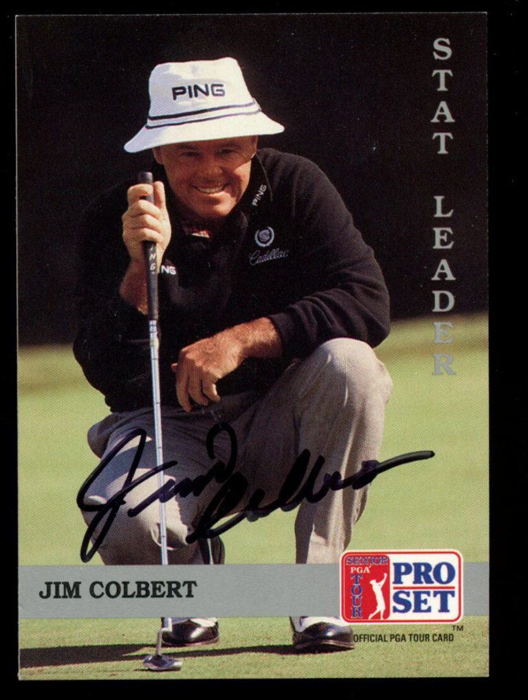 Jim Colbert #276 signed autograph auto 1992 Pro Set Golf Trading Card