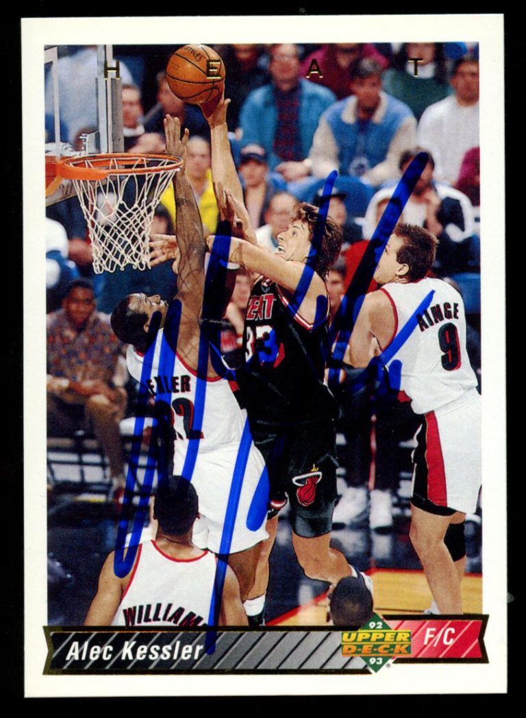 Alec Kessler #238 signed autograph auto 1992-93 Upper Deck Basketball Card