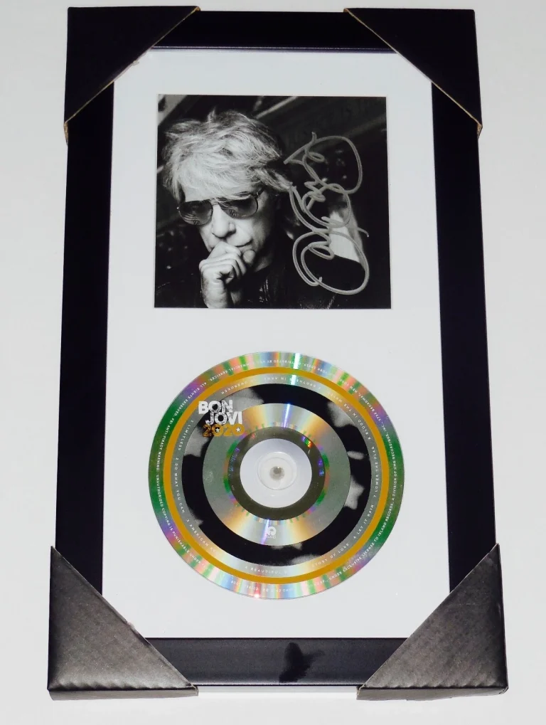 JON BON JOVI AUTOGRAPHED 