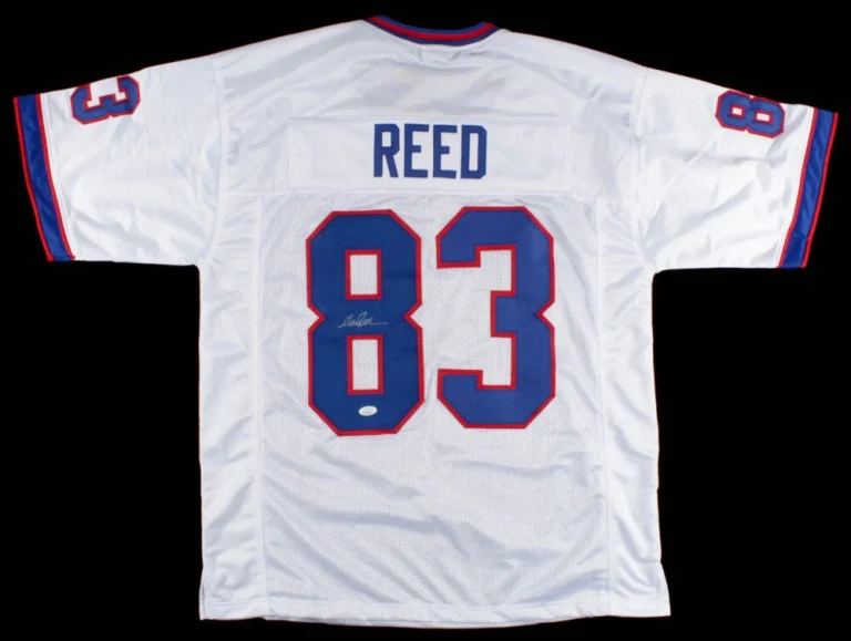 ANDRE REED AUTOGRAPHED CUSTOM JERSEY (BUFFALO BILLS) - JSA COA!