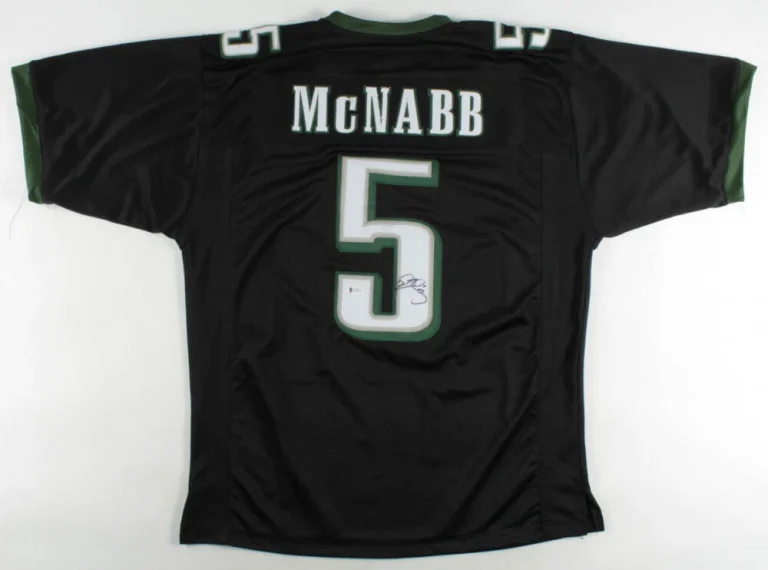 DONOVAN MCNABB AUTOGRAPHED CUSTOM JERSEY (EAGLES) - BECKETT COA!