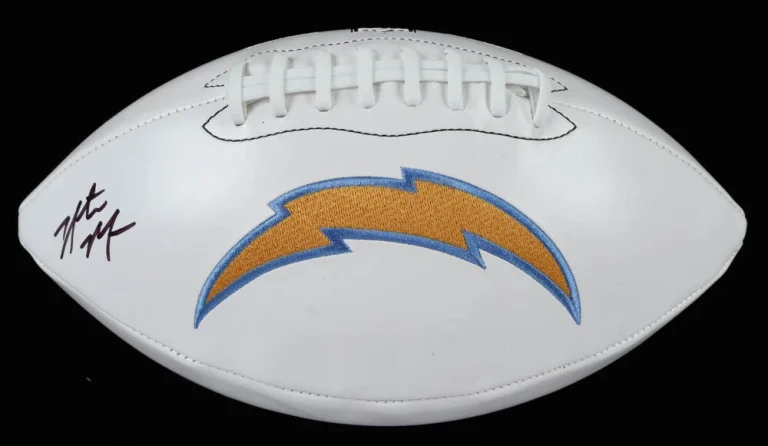 NATRONE MEANS AUTOGRAPHED FOOTBALL (CHARGERS) - JSA COA!