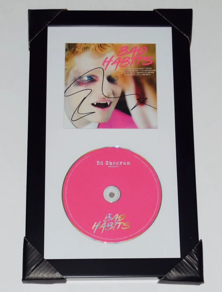 ED SHEERAN AUTOGRAPHED 
