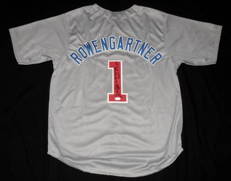 THOMAS IAN NICHOLAS AUTOGRAPHED CUBS JERSEY (ROOKIE OF THE YEAR) - JSA COA!