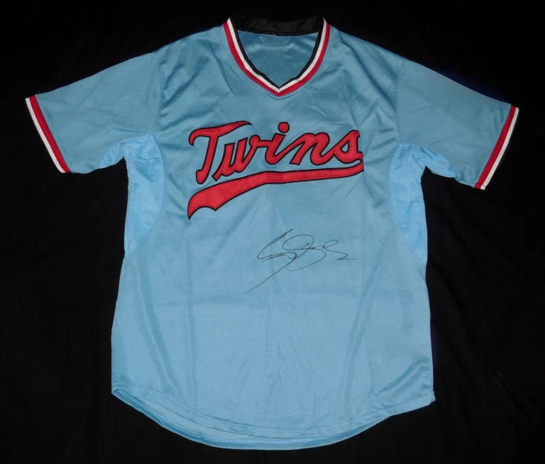 MIGUEL SANO AUTOGRAPHED CUSTOM JERSEY (MINNESOTA TWINS) - 2017 ALL-STAR!