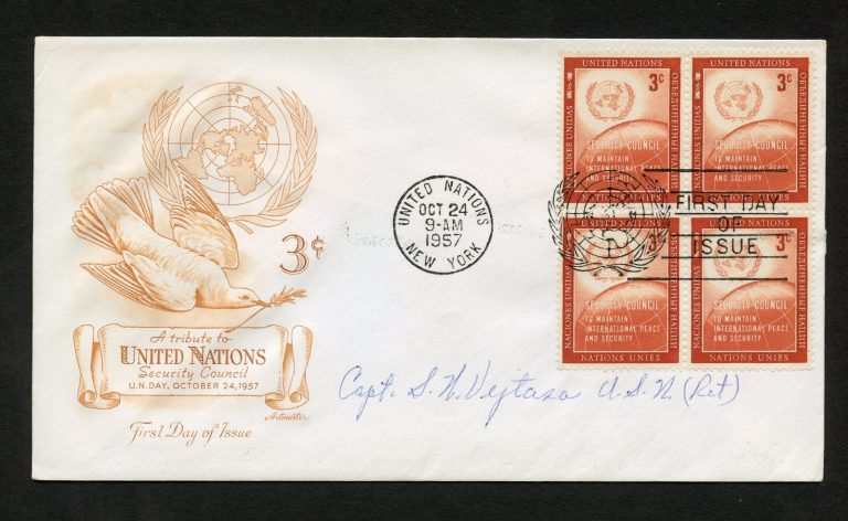 Stanley W. Vejtasa d2013 signed autograph auto First Day Cover WWII ACE USN