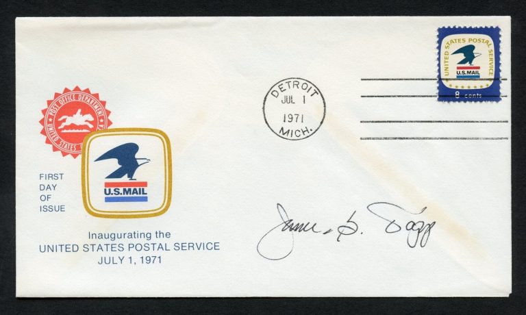 James B. Tapp d2014 signed autograph auto First Day Cover WWII ACE USAF