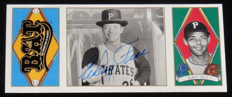 ELROY FACE AUTOGRAPHED 1993 UPPER DECK ALL-TIME HEROES BASEBALL CARD (PIRATES)
