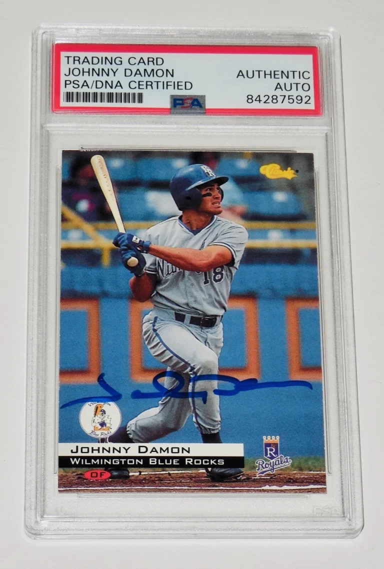 JOHNNY DAMON AUTOGRAPHED 1994 CLASSIC #25 MINOR LEAGUE BASEBALL CARD (PSA DNA)