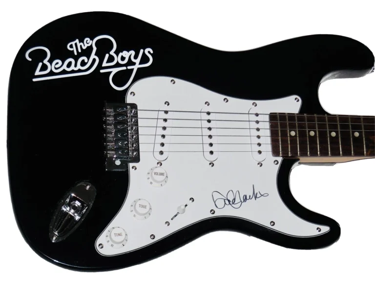 DAVID MARKS AUTOGRAPHED GUITAR (THE BEACH BOYS) - W/ COA!