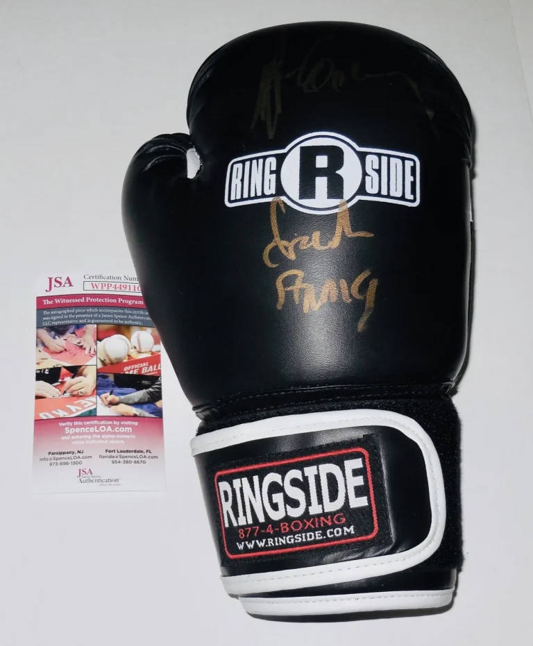 GERRY COONEY AUTOGRAPHED RING SIDE BOXING GLOVE (IRISH STRONG) - JSA COA!